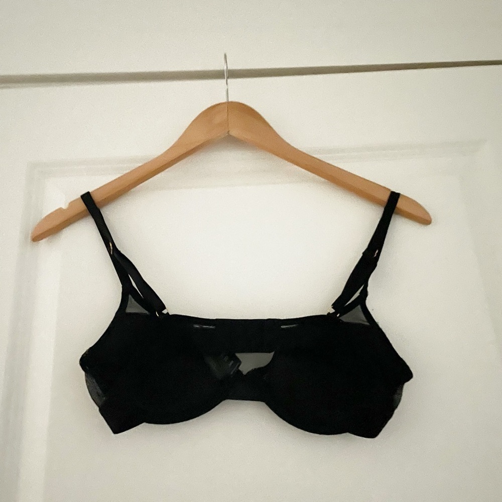 Pepper Mesh All You Bra Black 36B - Picture 4 of 6